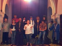 В театре YUG  состоялась премьера микс-спектакля "Неизвестный Ахундзаде" (фотосессия)